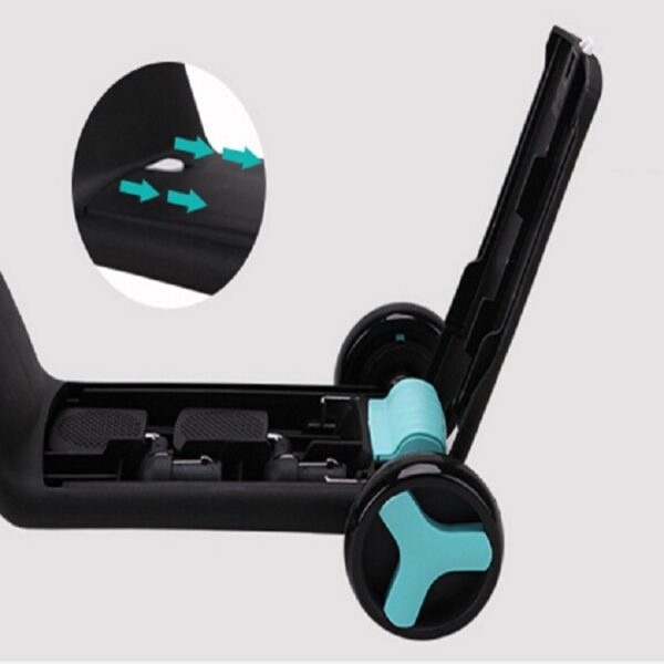 nadle Opvouwbare driewielige driewielige balansfiets-kinderscooter - Afbeelding 6