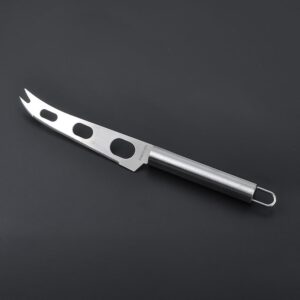 Roestvrijstalen Kaasmes Met Vork Tip Kaas Botermes Slicer Boter Pizzasnijder