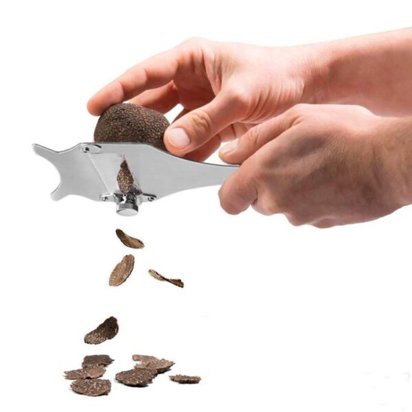 Vorkvormige Chocolade Schaafmachine Roestvrijstalen Truffelsnijder Kaasrasp - Afbeelding 3