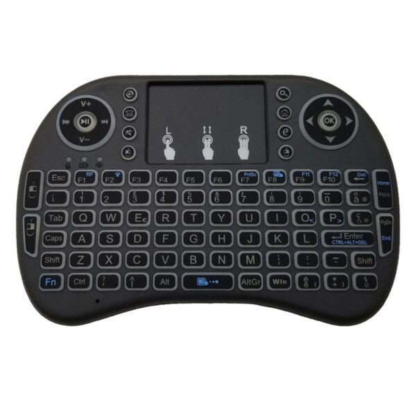 Ondersteunde taal: Italië i8 Air Mouse Draadloos toetsenbord met achtergrondverlichting en touchpad voor Android TV Box & Smart TV & PC Tablet & Xbox360 & PS3 & HTPC / IPTV - Afbeelding 3