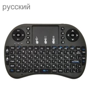 Ondersteuningstaal: Russisch i8 Air Mouse Draadloos toetsenbord met Touchpad voor Android TV Box & Smart TV & PC Tablet & Xbox360 & PS3 & HTPC / IPTV