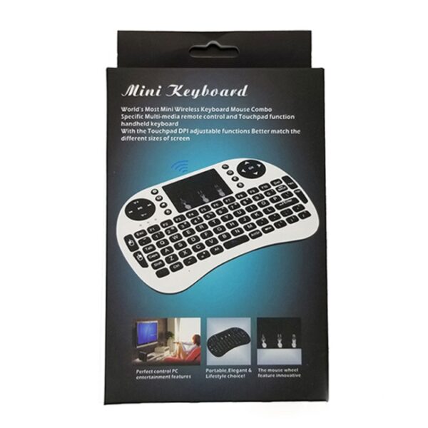 Ondersteuningstaal: Engels i8 Air Mouse Draadloos toetsenbord met Touchpad voor Android TV Box & Smart TV & PC Tablet & Xbox360 & PS3 & HTPC / IPTV - Afbeelding 7