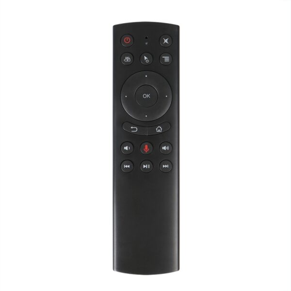G20S 2.4G Air Mouse-afstandsbediening met Fidelity-spraakinvoer & IR-leren & 6-assige gyroscoop voor pc en Android TV-box & laptop & projector