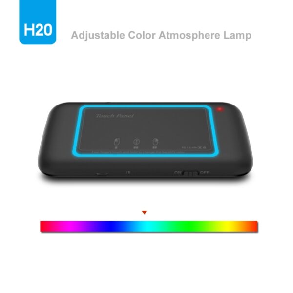 H20 2,4 GHz Mini Smart Wireless Multi-Touch Touch-toetsenbord - Afbeelding 2