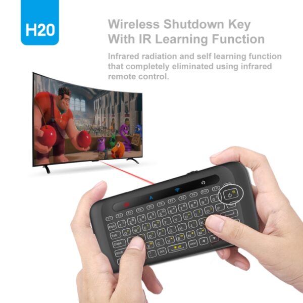 H20 2,4 GHz Mini Smart Wireless Multi-Touch Touch-toetsenbord - Afbeelding 6