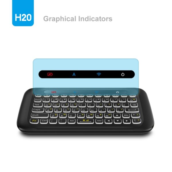 H20 2,4 GHz Mini Smart Wireless Multi-Touch Touch-toetsenbord - Afbeelding 7