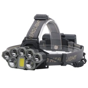 8 LED's USB oplaadbare buitenverlichting Sterk licht Nachtvissen Koplamp