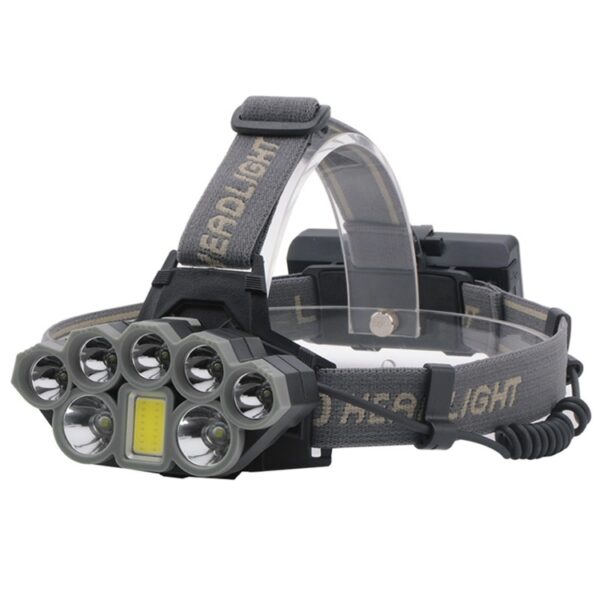 8 LED's USB oplaadbare buitenverlichting Sterk licht Nachtvissen Koplamp