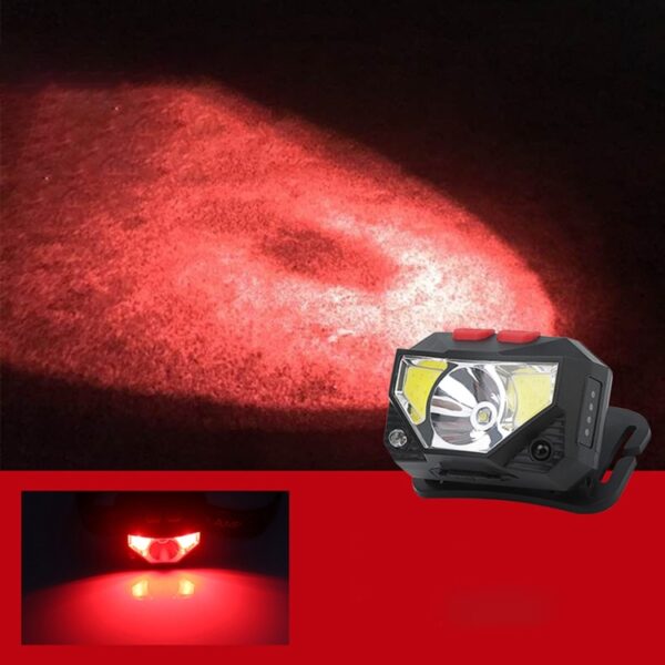 XPG+COB Oplaadinductie Sterklichtkoplamp met vermogensdisplay - Afbeelding 8