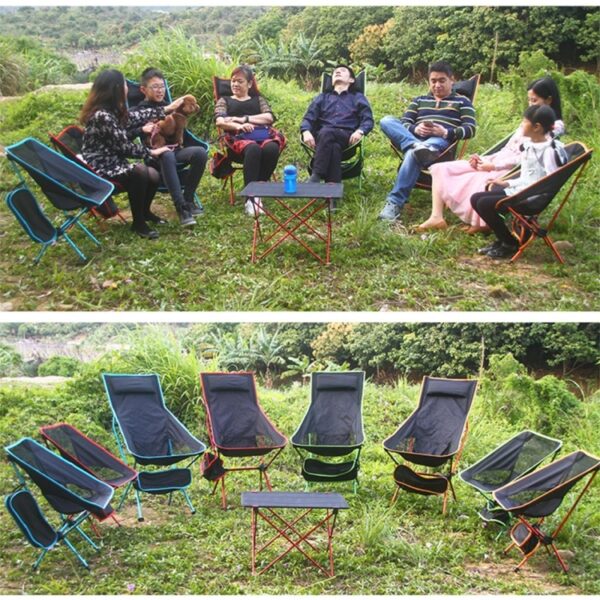 Outdoor Draagbare Opvouwbare Camping Stoel Licht Vissen Strandstoel Luchtvaart Aluminium Rugleuning Recliner, Aluminum Alloy Chair(blue), Aluminum Alloy Chair(green), Aluminum Alloy Chair(light blue), Aluminum Alloy Chair(orange)... - Afbeelding 7