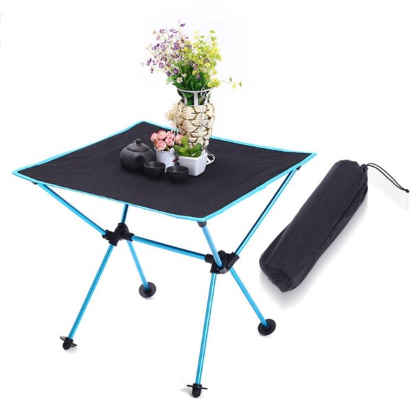 Outdoor Camping Draagbare Lichte Klaptafel Oxford Doek Luchtvaart Aluminium Picknick Barbecue Tafel, Barbecue Table(black), Barbecue Table(orange) - Afbeelding 10