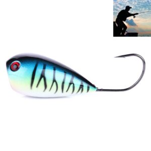 HENGJIA PO036 8 cm/13g Grote Mond Enkele Haak Raken Water Wave Harde Aas Lokken Outdoor Vistuig lokken Visaas Visgerei, PO036-1, PO036-2, PO036-3, PO036-4, PO036-5, PO036-6, PO036-7