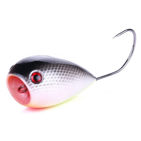 HENGJIA PO036 8 STKS 8 cm / 13g Grote Mond Enkele Haak Raken Water Wave Harde Aas Lokken Outdoor Vistuig Lokken Visaas Visgerei - Afbeelding 4