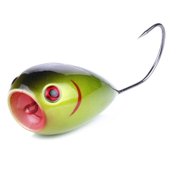 HENGJIA PO036 8 STKS 8 cm / 13g Grote Mond Enkele Haak Raken Water Wave Harde Aas Lokken Outdoor Vistuig Lokken Visaas Visgerei - Afbeelding 5