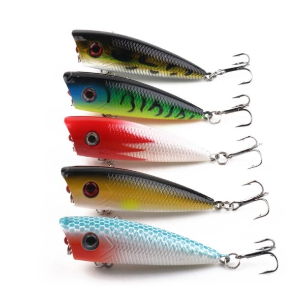 HENGJIA PO035 6cm / 6g Simulatie Hard Aas Vissen Lokt Tackle Baits Fit Zoutwater en Zoetwater, PO035 1#, PO035 2#, PO035 3#, PO035 4#, PO035 5# - Afbeelding 5