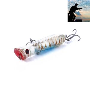 HENGJIA PO032 8cm/12g Simulatie Hard Aas Kunstaas met Haken Tackle Baits Fit Zoutwater en Zoetwater, PO032 1#, PO032 2#, PO032 3#, PO032 4#, PO032 5#, PO032 6#, PO032 7#, PO032 8#, PO032 9#, PO032 10#