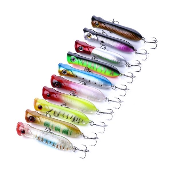 HENGJIA PO032 8cm/12g Simulatie Hard Aas Kunstaas met Haken Tackle Baits Fit Zoutwater en Zoetwater, PO032 1#, PO032 2#, PO032 3#, PO032 4#, PO032 5#, PO032 6#, PO032 7#, PO032 8#, PO032 9#, PO032 10# - Afbeelding 5