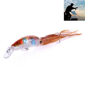 HENGJIA JIZ002 10 cm/16.6g Grote Octopus Inktvis Vormige Harde Aas Afstandsschot Kunstaas Visgerei Geschikt voor Zeevissen en Zoetwatervissen, JIZ002 A, JIZ002 B, JIZ002 C, JIZ002 D, JIZ002 E, JIZ002 F, JIZ002 G, JIZ002 H