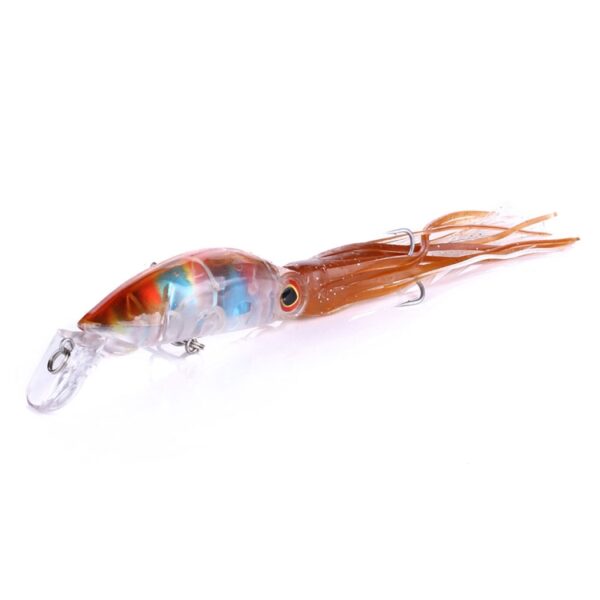 HENGJIA JIZ002 10 cm / 16.6g 8 STUKS Grote Octopus Inktvis Vormige Harde Aas Afstandsschot Vissen Lokt Tackle Aas Geschikt Zeevissen en Zoetwatervissen, In zakken - Afbeelding 4
