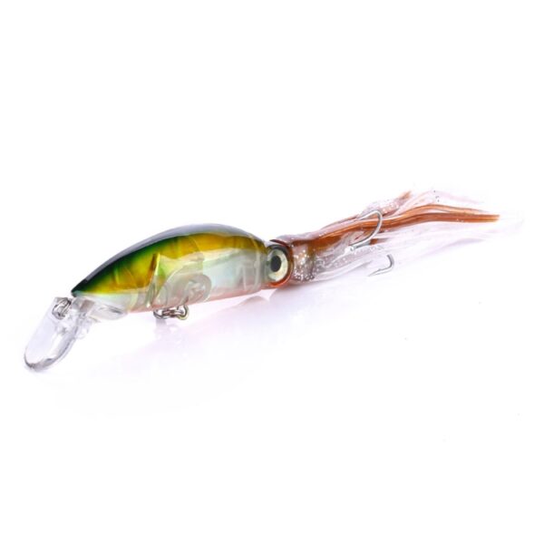 HENGJIA JIZ002 10 cm / 16.6g 8 STUKS Grote Octopus Inktvis Vormige Harde Aas Afstandsschot Vissen Lokt Tackle Aas Geschikt Zeevissen en Zoetwatervissen, In zakken - Afbeelding 5