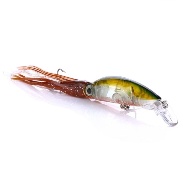 HENGJIA JIZ002 10 cm / 16.6g 8 STUKS Grote Octopus Inktvis Vormige Harde Aas Afstandsschot Vissen Lokt Tackle Aas Geschikt Zeevissen en Zoetwatervissen, In zakken - Afbeelding 6