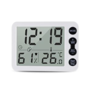 TS-9606-WR groot scherm alarmtimer temperatuur-vochtigheidsmeter (wit rood)