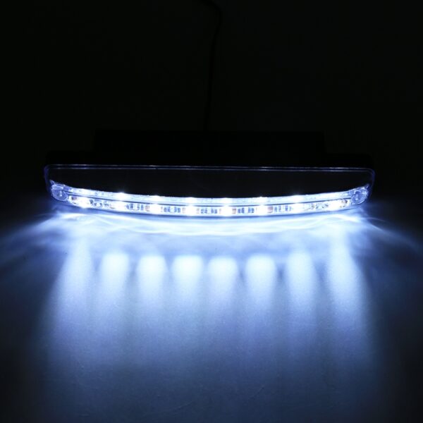 1 paar DC9-16V 2W 120LM 7000K 8 SMD-5050-LED's ronde auto DRL & draai licht - Afbeelding 6