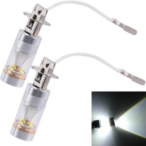 2 STKS H3 30 W 350 LM 6000 K Wit Licht CREE 6 LED Auto Mistlamp Gloeilamp, DC 12 V
