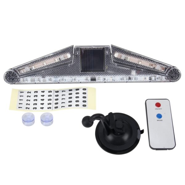 Solar Anti Collision Cupule Ranger-lamp Auto-achterlicht LED-flitswaarschuwingslampje Waarschuwingslampje Opvouwbare Solar Cupule-waarschuwingslamp met tijdelijke parkeervergunning - Afbeelding 5