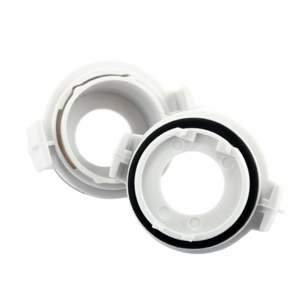 1 paar H7 Xenon HID Koplamp Lampvoet Houder Houder Adapter voor BMW E46 / 318i / E65 / E90 - Afbeelding 4