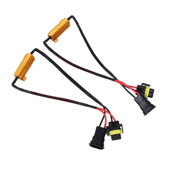 2 STKS H11 50 W 6 Ohm Belastingsweerstand Auto Canbus Fout Canceller Decoder Kabel
