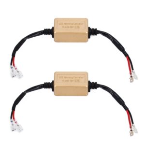 2 STUKS H1 H3 LED Koplamp Canbus Foutloos Computer Waarschuwing Canceller Weerstand Decoders Anti-Flicker Condensator Harnas