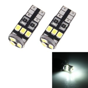 2 STUKS T10 / W5W / 194/501 1.5 W 90LM 6000 K 9 SMD-3528 Led-lampen Auto Leeslamp Klaring Licht met Decoder, DC 12 V