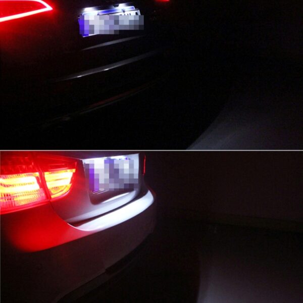 2 STUKS DC 12 V 2 W 120LM 6000 K LED Kentekenverlichting 18-SMD 3528 Lampen Lampen voor Honda JAZZ (FIT) 02-17, Odyssay 08-17, Stream 01-05, CR-V 07-17 - Afbeelding 9