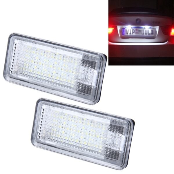 2 STUKS Kentekenverlichting met 24 SMD-3528 Lampen voor Audi