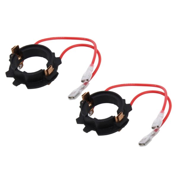 1 paar H7 LED Koplamp Lamphouders Houder Adapter voor VW Volkswagen Golf 5 MK5 GTI Jetta