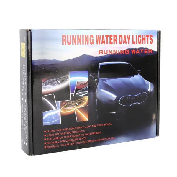 2 STKS 60 cm DC12V 19 W Ultradunne auto Kleurrijke knipperlichten / looplichten SMD-5050 Led-lampen - Afbeelding 9