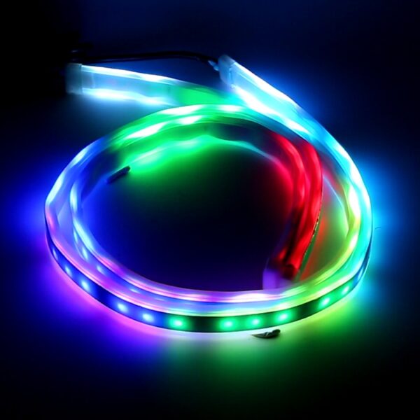2 STKS 60 cm DC12V 19 W Ultradunne auto Kleurrijke knipperlichten / looplichten SMD-5050 Led-lampen - Afbeelding 10