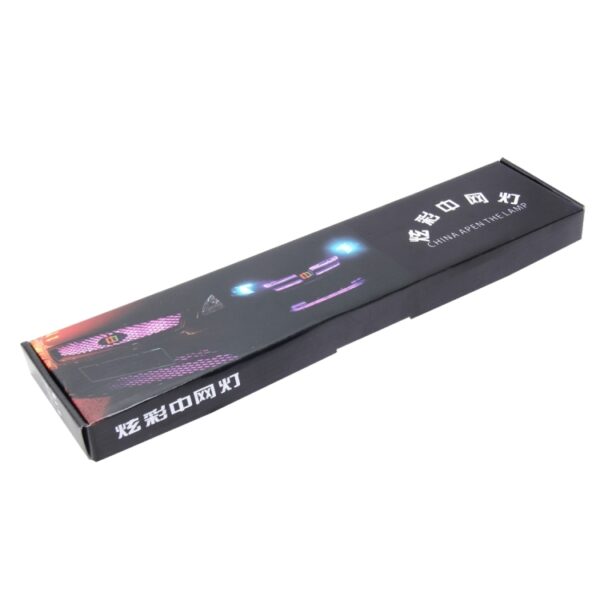 Knipperlichten 15W LED Car in The Network Lights One Drag Four Emblem Eyes Dagrijverlichting LED Universal Car Warning Stroboscoop Flitslicht Car in The Network Decoratieve ridderlichten, kabellengte: 75cm - Afbeelding 6