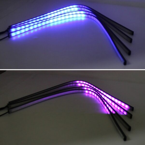 Knipperlichten 15W LED Car in The Network Lights One Drag Four Emblem Eyes Dagrijverlichting LED Universal Car Warning Stroboscoop Flitslicht Car in The Network Decoratieve ridderlichten, kabellengte: 75cm - Afbeelding 7