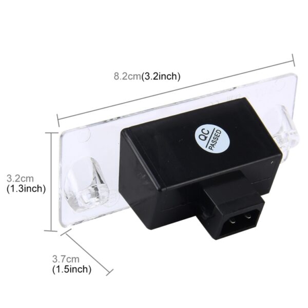 2 STUKS Kentekenverlichting met 18 SMD-3528 Lampen voor Audi, 2W 120LM, DC12V (Wit Licht) - Afbeelding 3