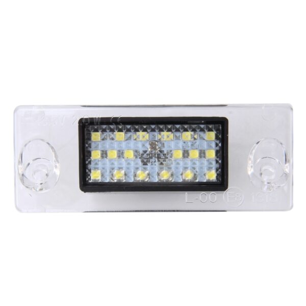 2 STUKS Kentekenverlichting met 18 SMD-3528 Lampen voor Audi, 2W 120LM, DC12V (Wit Licht) - Afbeelding 4