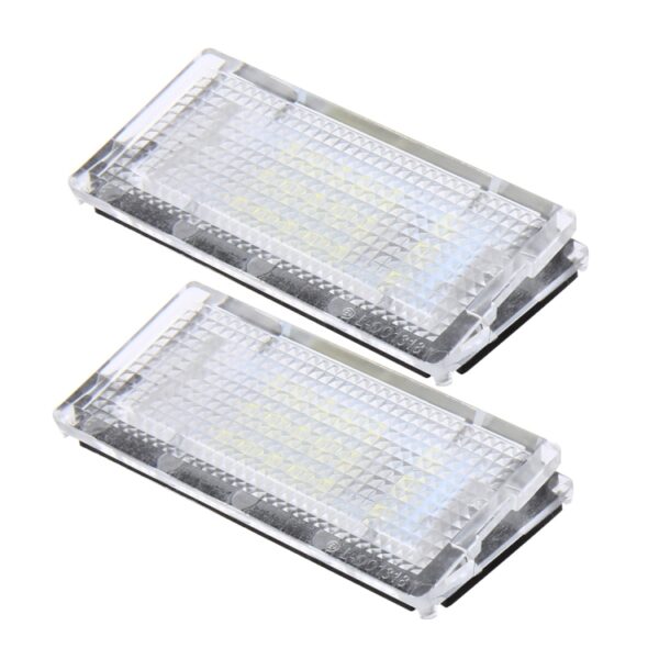 2 STUKS Kentekenverlichting met 18 SMD-3528 Lampen voor BMW E46 4D 1998-2003, 2W 120LM, 6000K, DC12V (Wit Licht) - Afbeelding 2