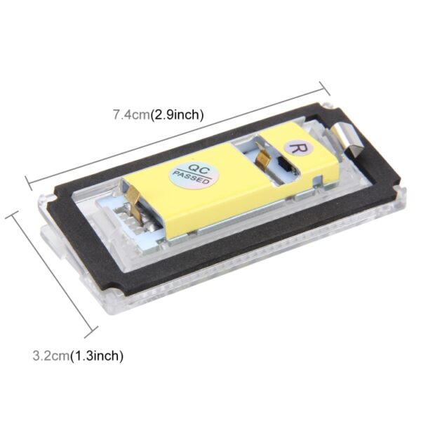 2 STUKS Kentekenverlichting met 18 SMD-3528 Lampen voor BMW E46 4D 1998-2003, 2W 120LM, 6000K, DC12V (Wit Licht) - Afbeelding 3