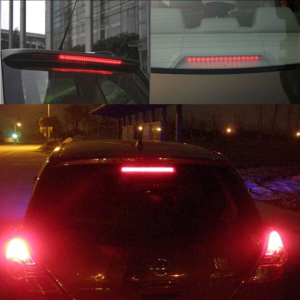 24 leds rood licht auto derde remlicht, DC 12V kabellengte: 80cm - Afbeelding 8