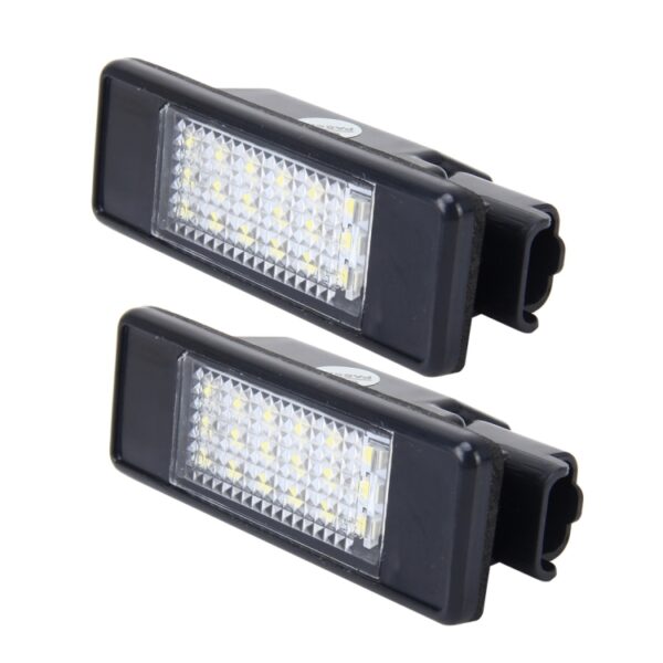 2 STUKS Kentekenverlichting met 24 SMD-3528 Lampen voor Peugeot Citroen (Wit Licht) - Afbeelding 2