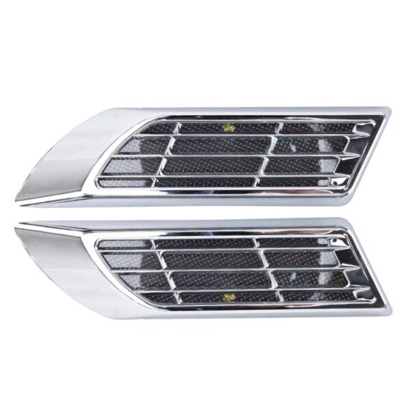 2 STKS Auto Body Side Solar Decoratieve Kleurrijke Strobe Waarschuwing Outlet Light - Afbeelding 2