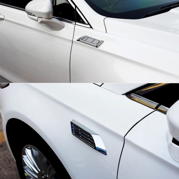 2 STKS Auto Body Side Solar Decoratieve Kleurrijke Strobe Waarschuwing Outlet Light - Afbeelding 9