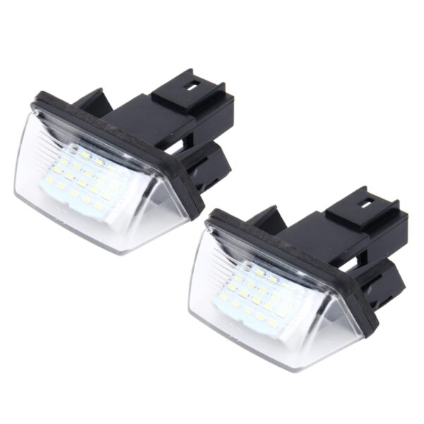 2 STUKS Kentekenverlichting met 24 SMD-3528 Lampen voor Peugeot Citroen (Wit Licht) - Afbeelding 2