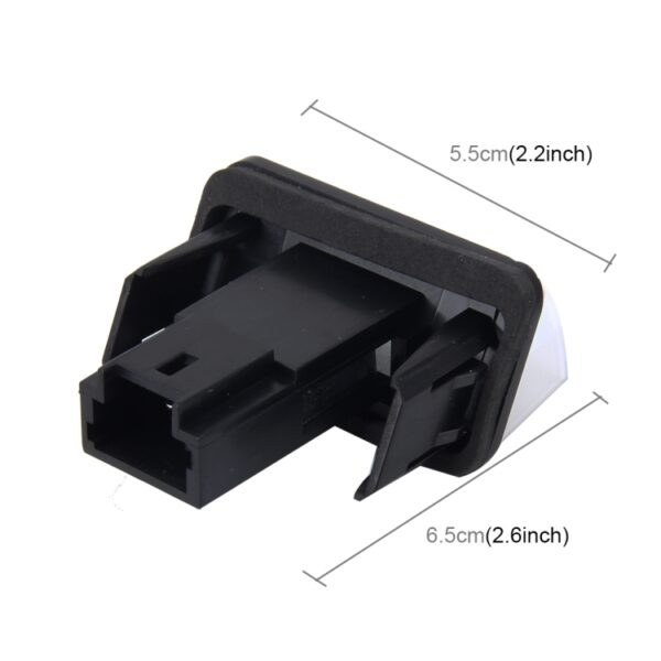 2 STUKS Kentekenverlichting met 24 SMD-3528 Lampen voor Peugeot Citroen (Wit Licht) - Afbeelding 3